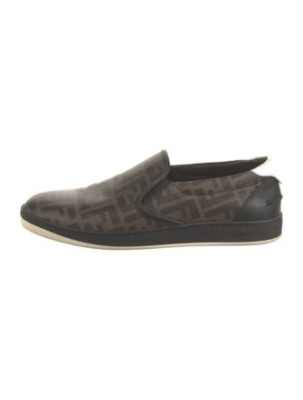Fendi Zucca FF Logo Printed Loafer Sneakers