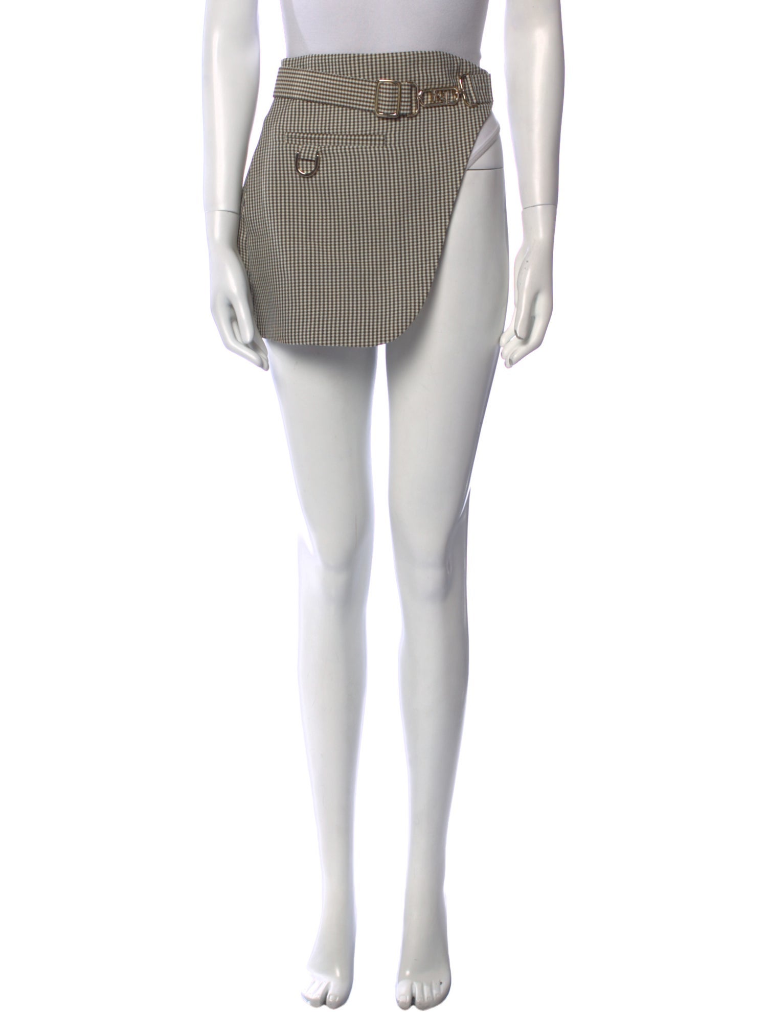 Fendi Wool Mini Skirt