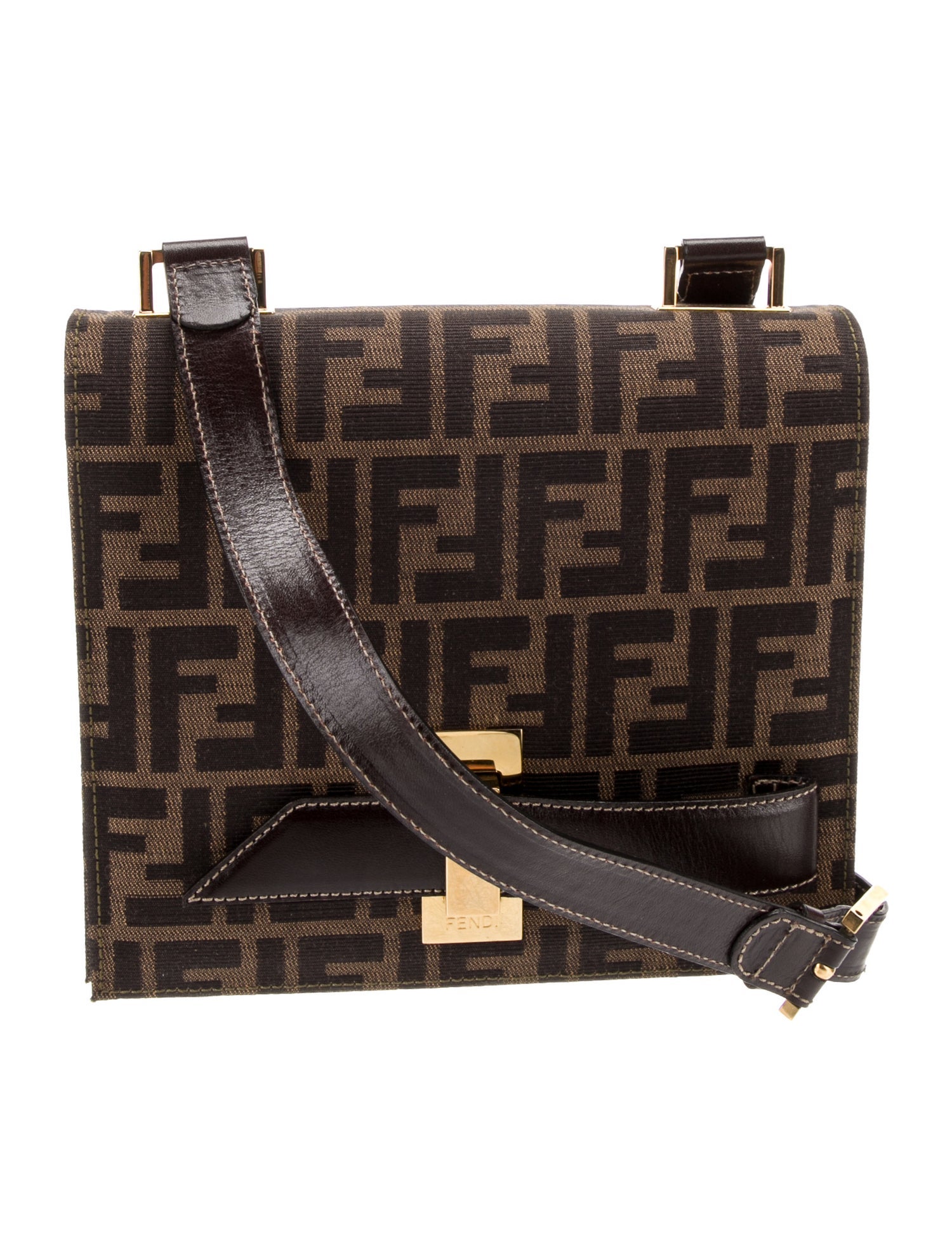 Fendi Canvas Messenger Bag