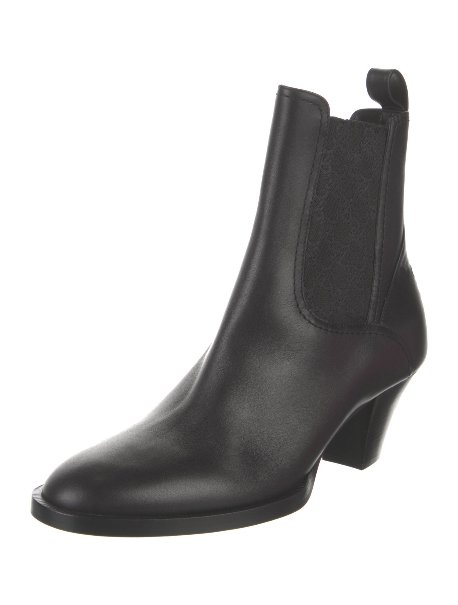 Fendi Leather Chelsea Boots