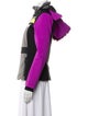 Fendi Colorblock Pattern Fur Jacket