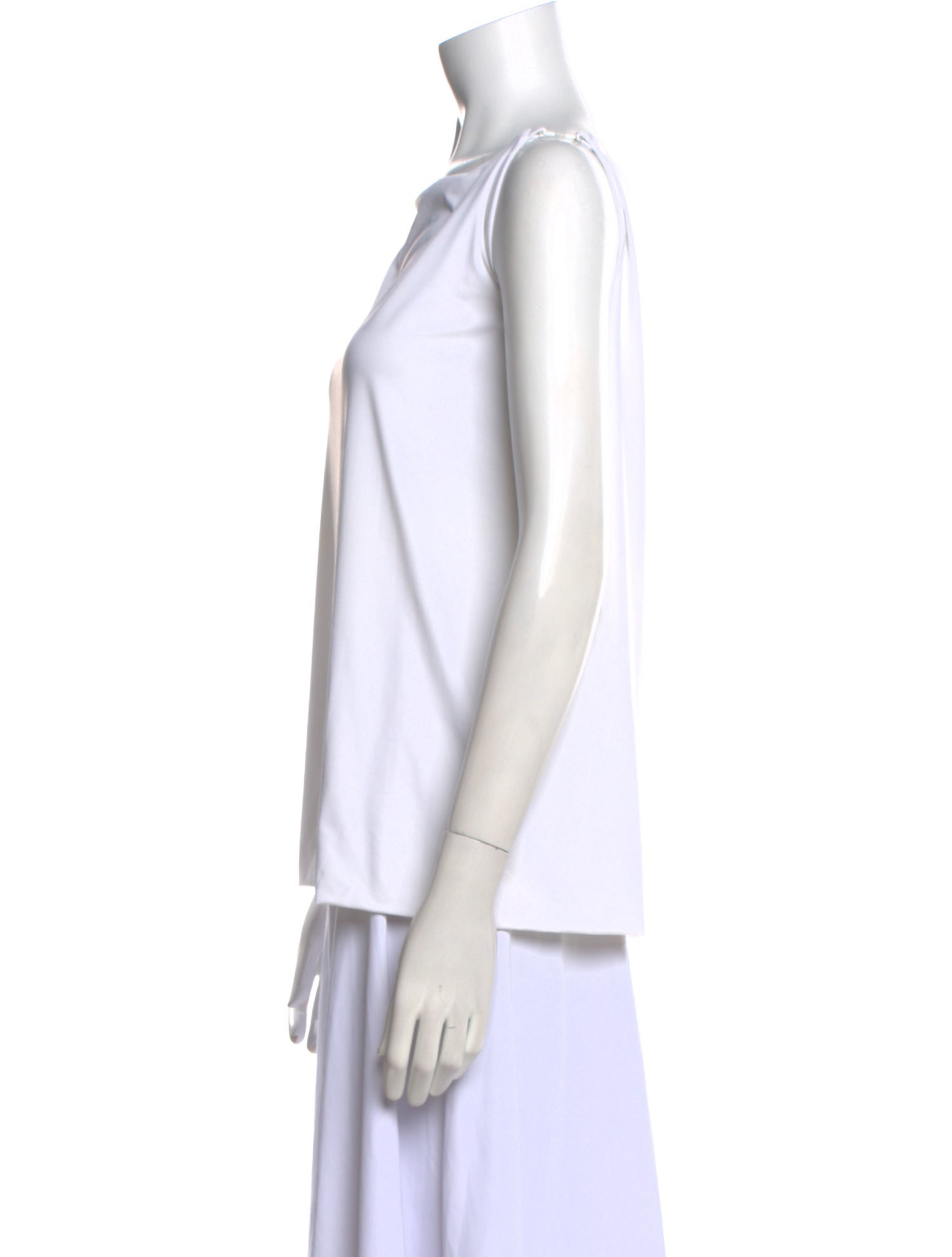 Fendi Casa Cowl Neck Sleeveless Top
