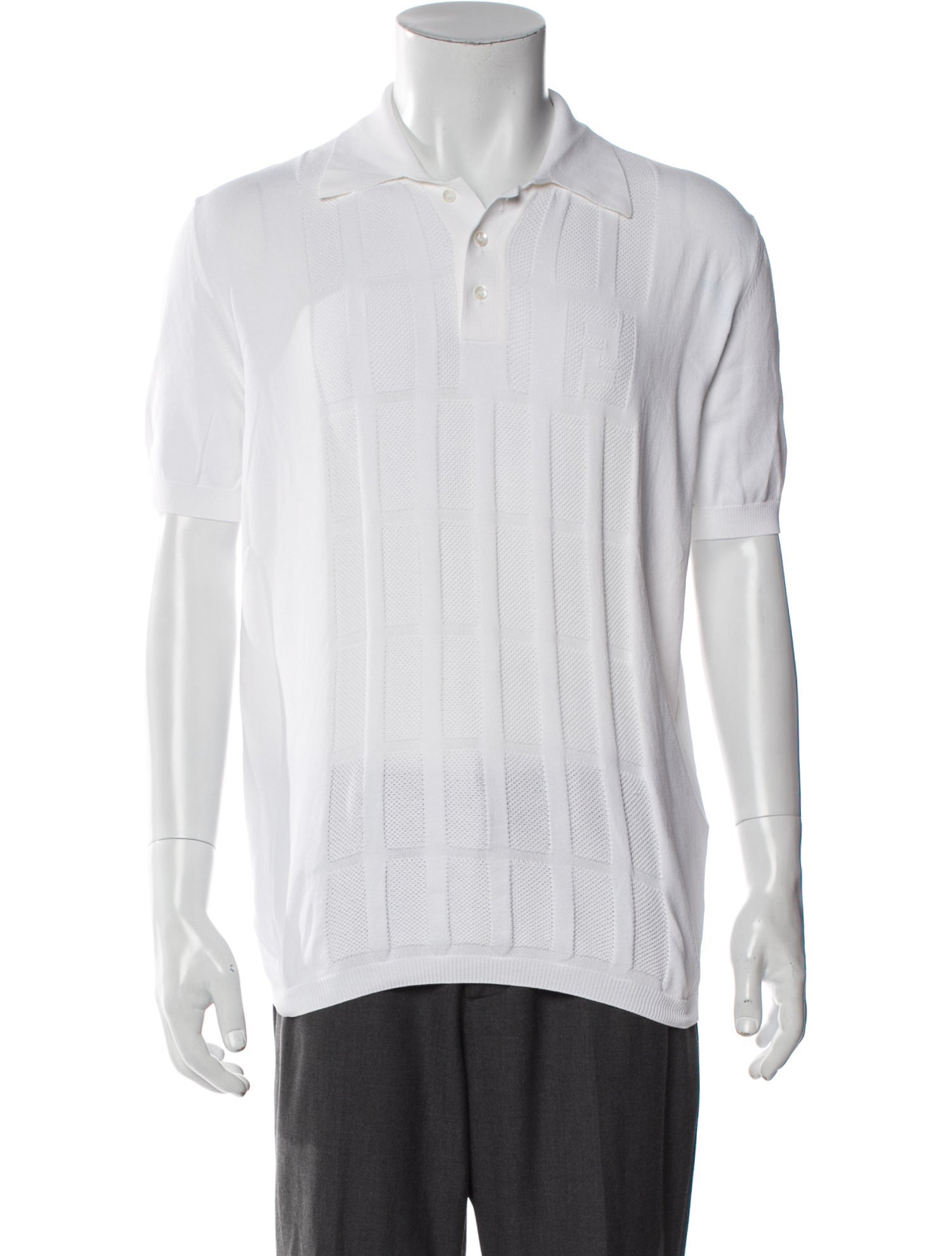 Fendi Crew Neck Short Sleeve Polo Shirt