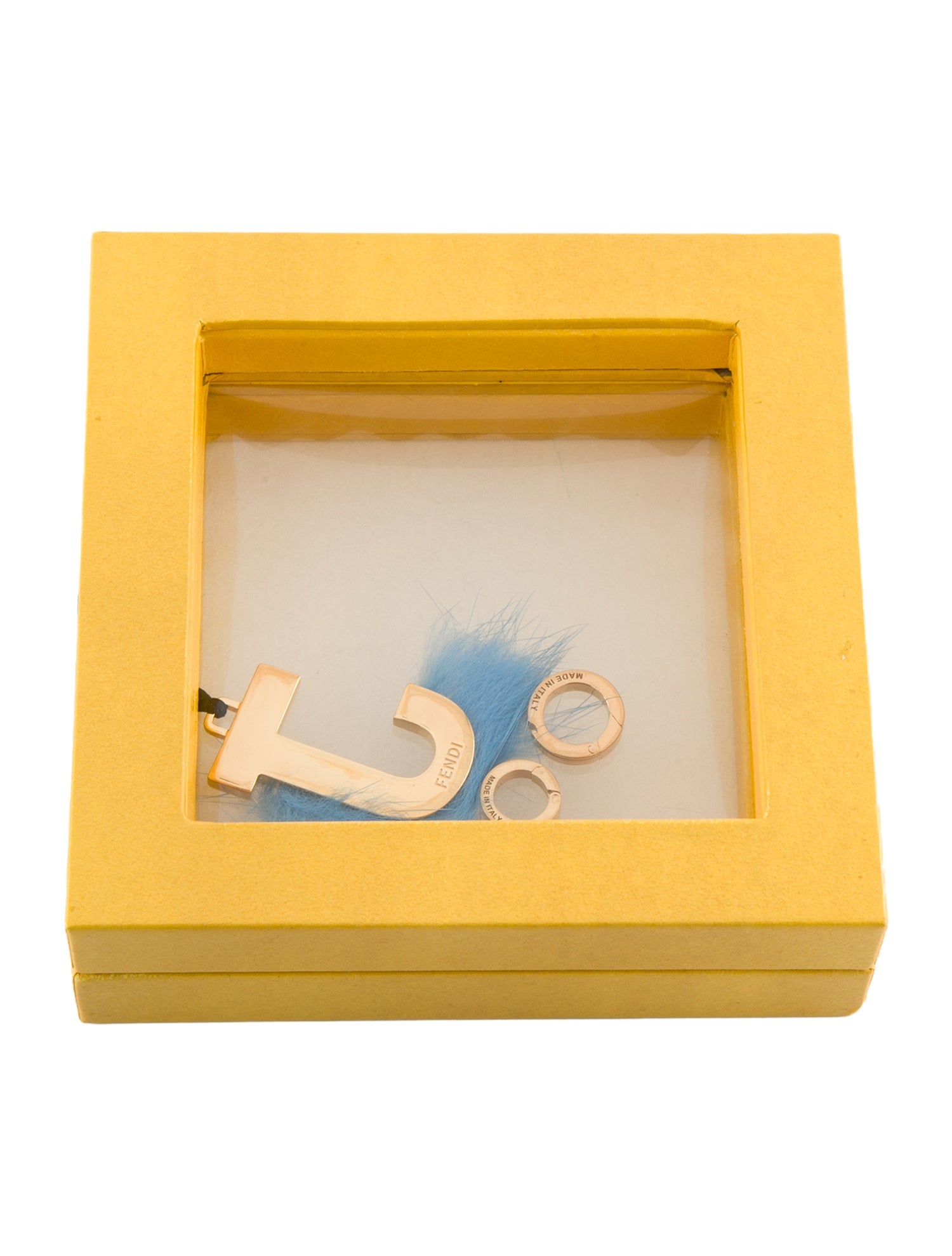 Fendi Fendi Fur ABClick Letter J Charm w/ Tags