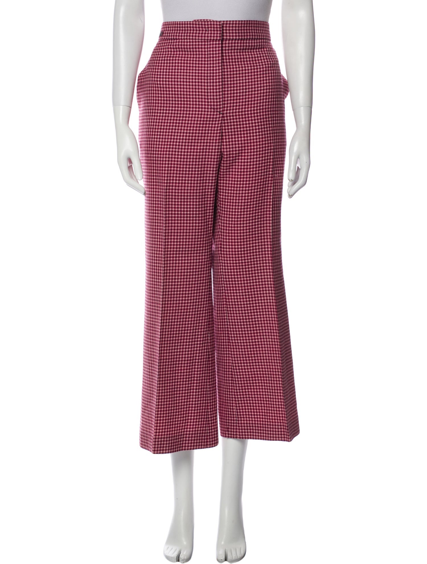 Fendi Virgin Wool Wide Leg Pants