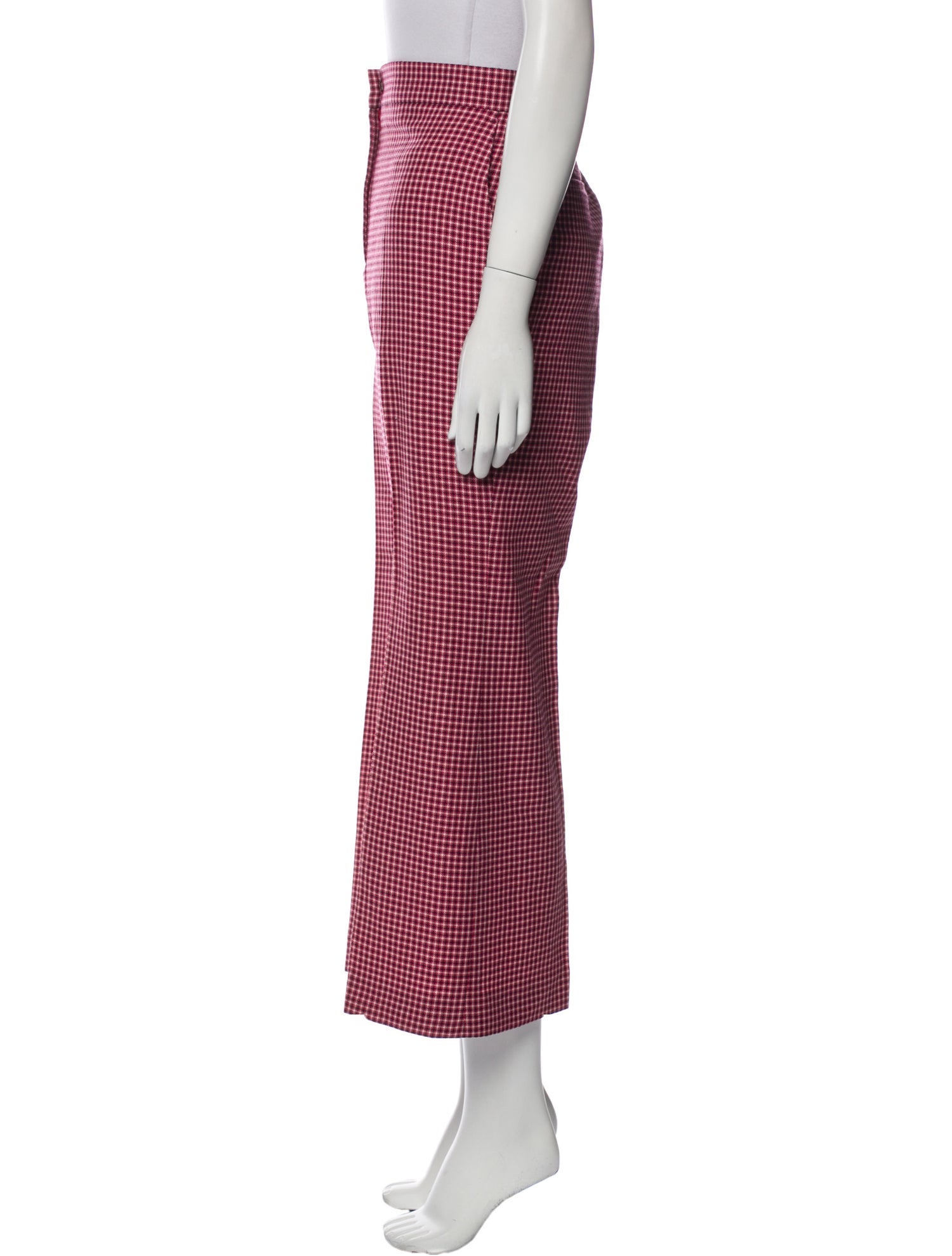 Fendi Virgin Wool Wide Leg Pants