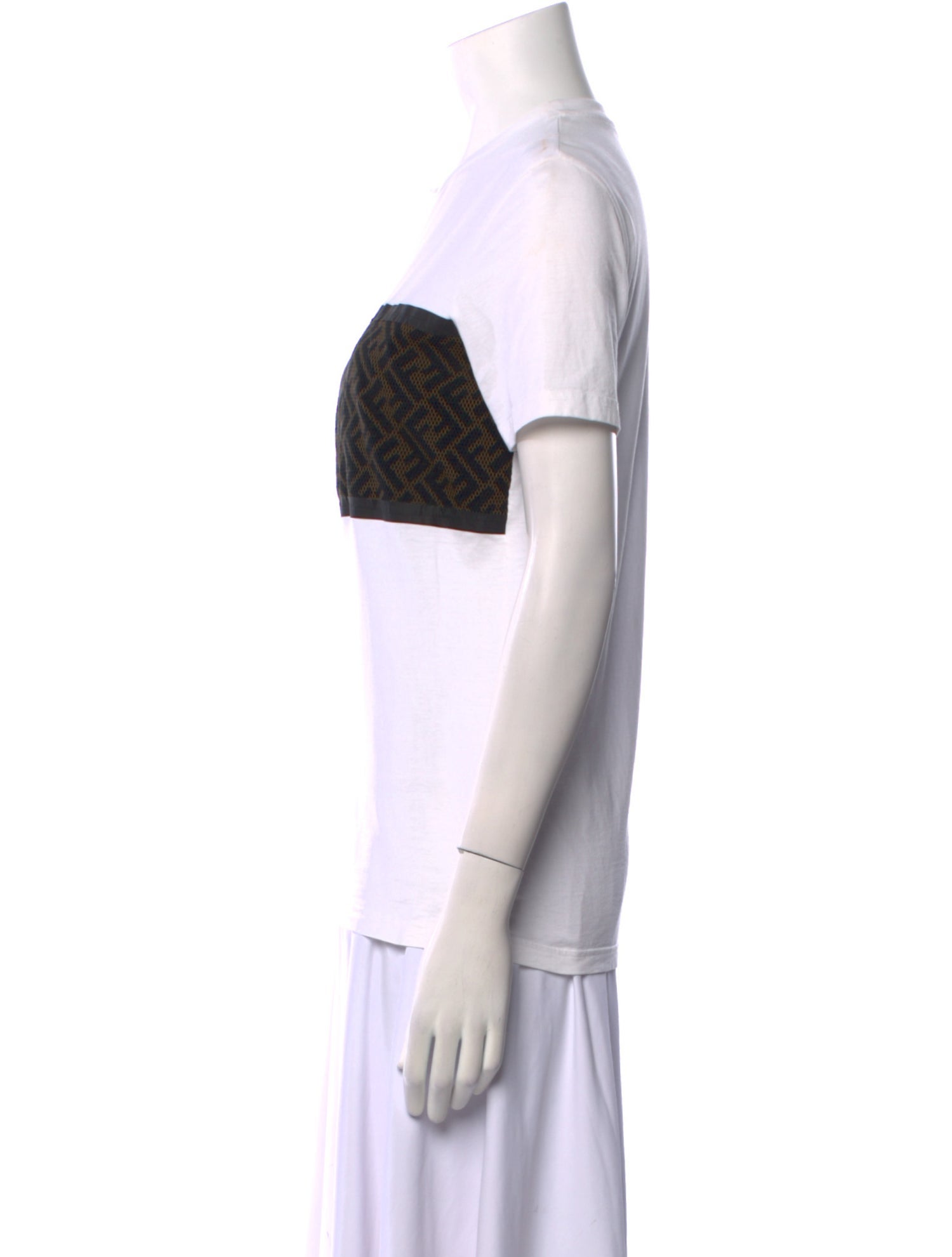 Fendi Graphic Print Crew Neck T-Shirt