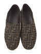 Fendi Zucca FF Logo Canvas Flats