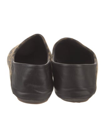 Fendi Zucca FF Logo Canvas Flats