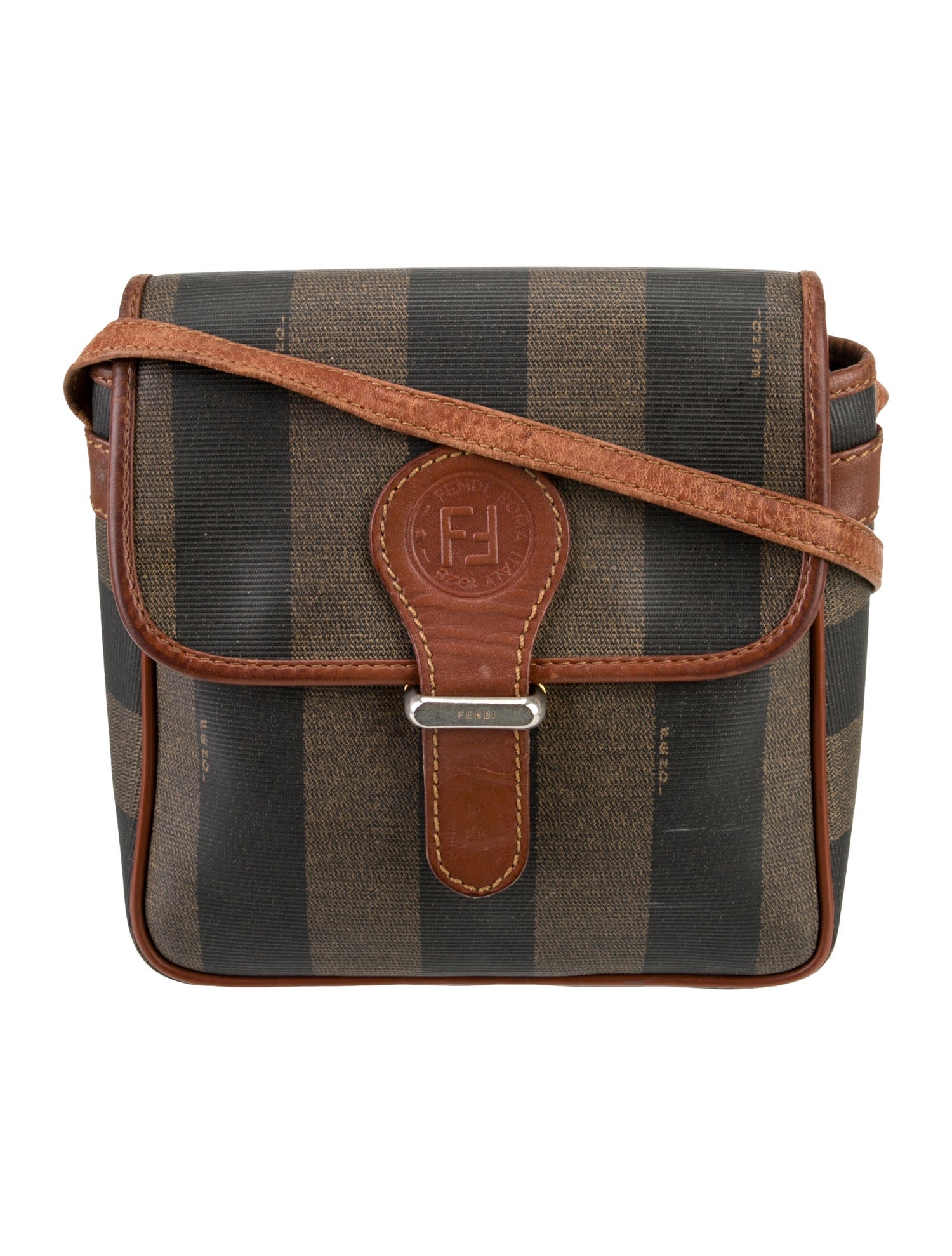 Fendi Pequin Messenger Bag