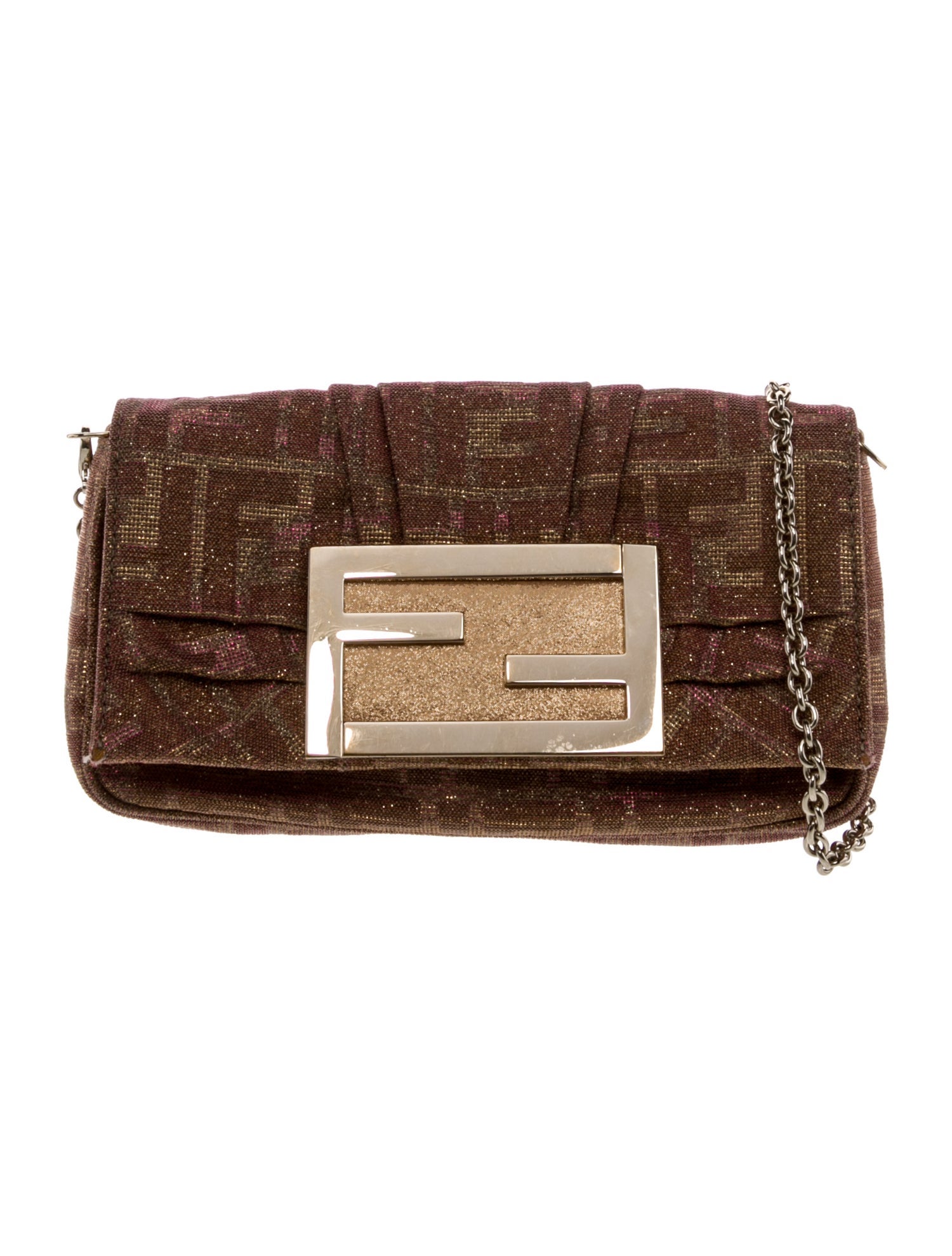 Fendi Zucca FF Shoulder Bag