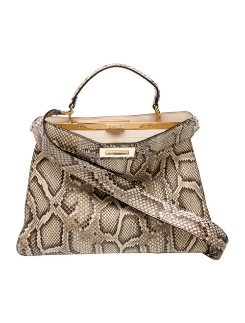 Fendi Snakeskin Peekaboo Large
