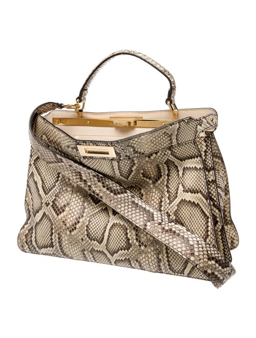 Fendi Snakeskin Peekaboo Large