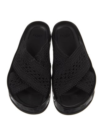 Fendi Zucca FF Logo Slides