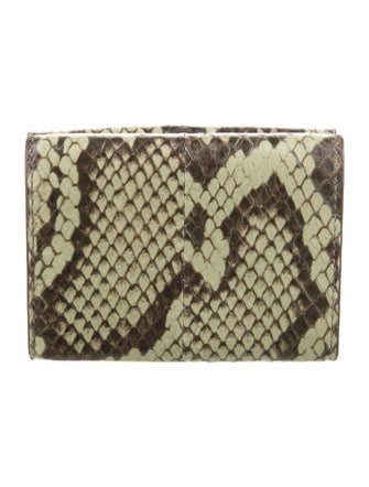 Fendi 2023 Python Compact Wallet