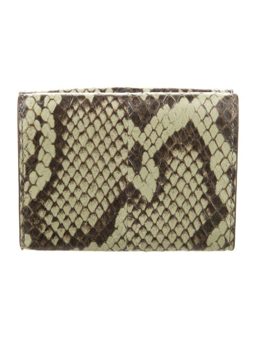 Fendi 2023 Python Compact Wallet