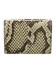 Fendi 2023 Python Compact Wallet