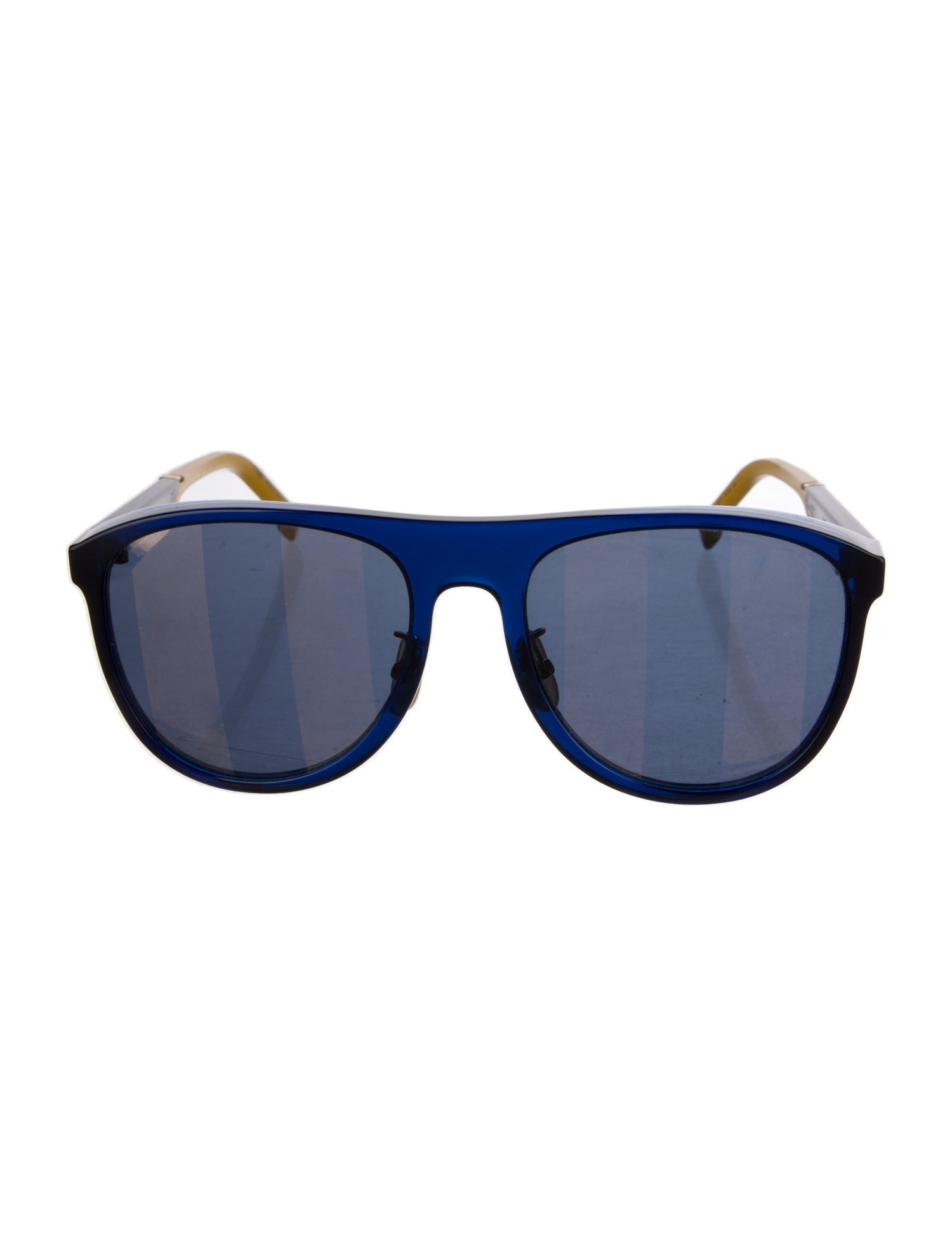 Fendi Aviator Mirrored Sunglasses