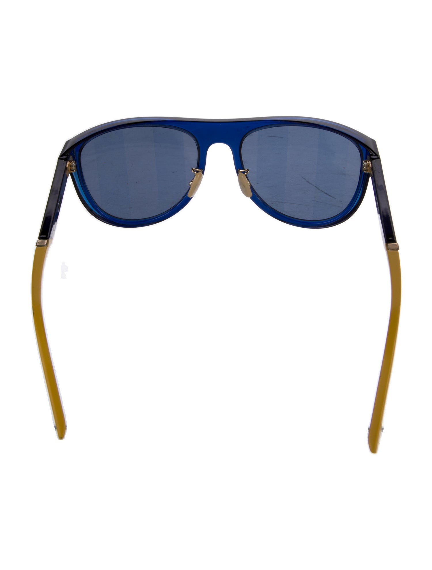 Fendi Aviator Mirrored Sunglasses