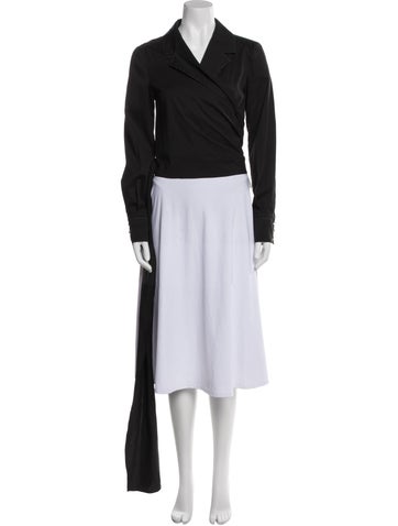 Fendi Tops Cowl Neck Long Sleeve Top Us6, It42 | M