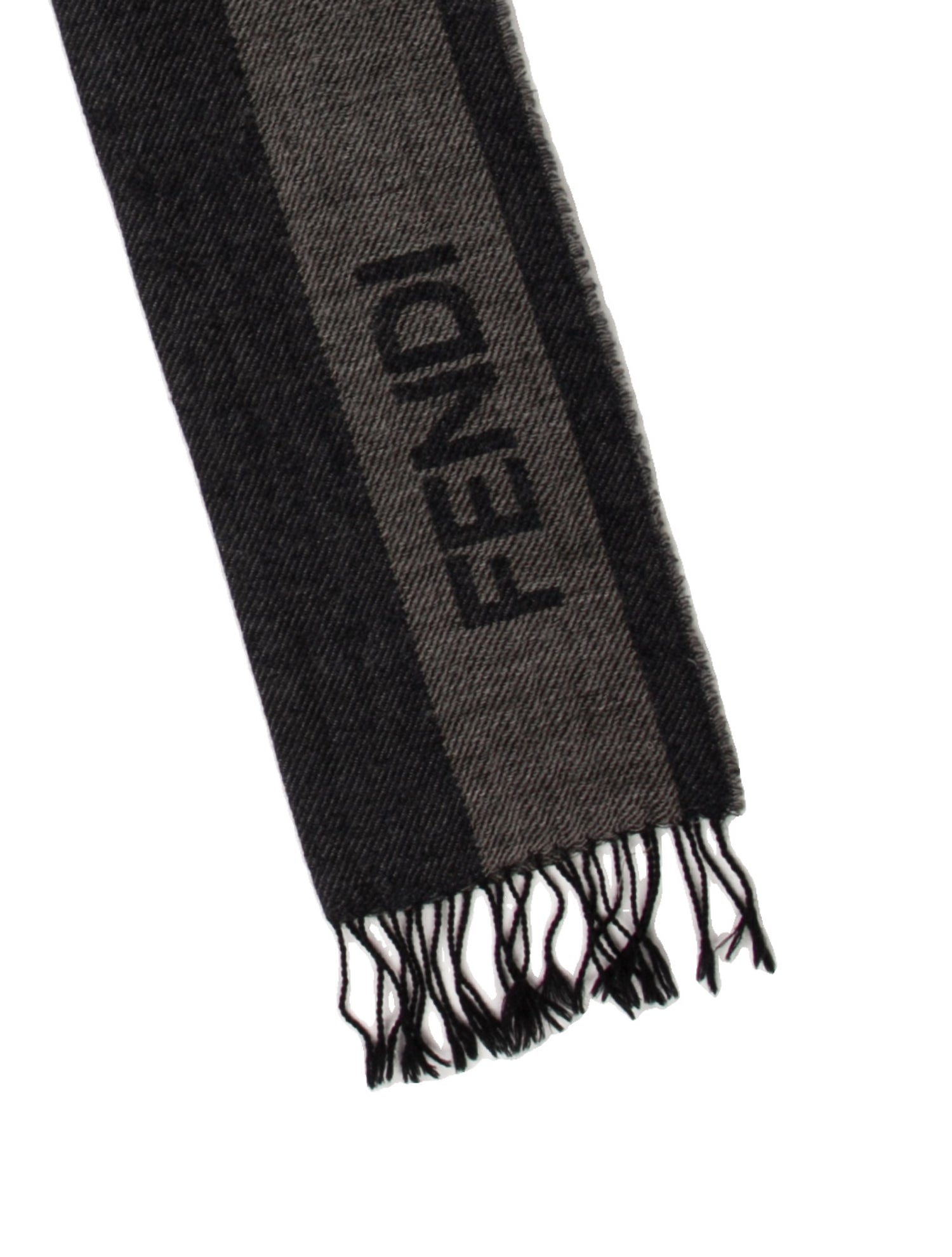 Fendi Zucca FF Logo Colorblock Pattern Scarf