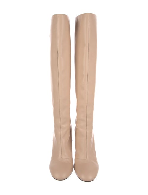 Fendi Karligraphy Accent Leather Boots