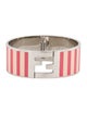 Fendi Enamel Fendista Hinged Bracelet
