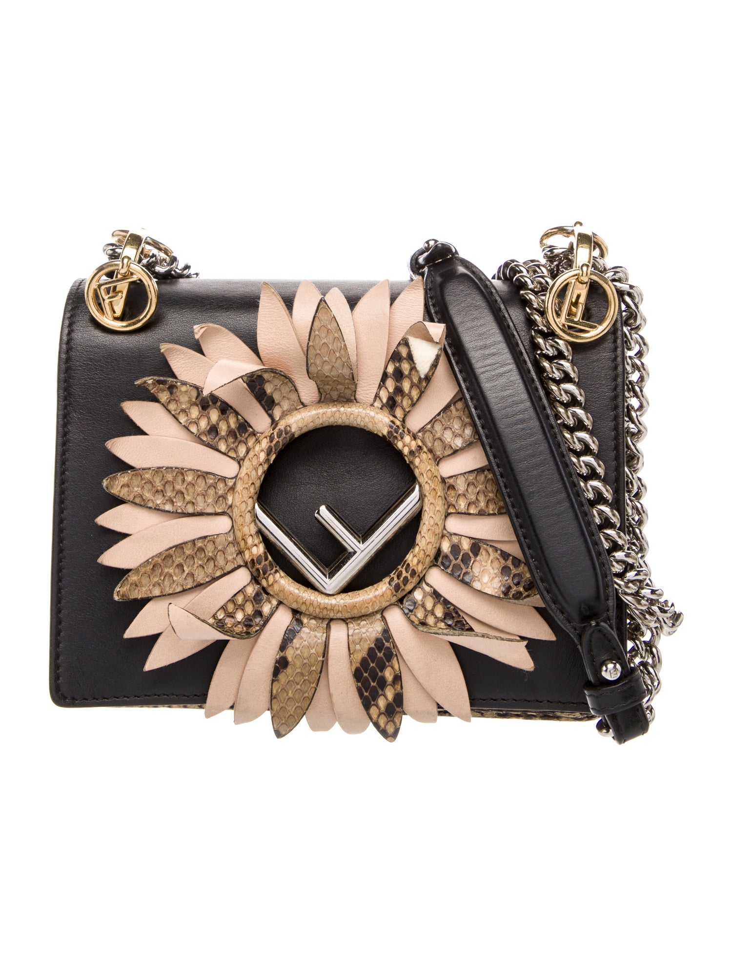 Fendi Leather Kan I F Small