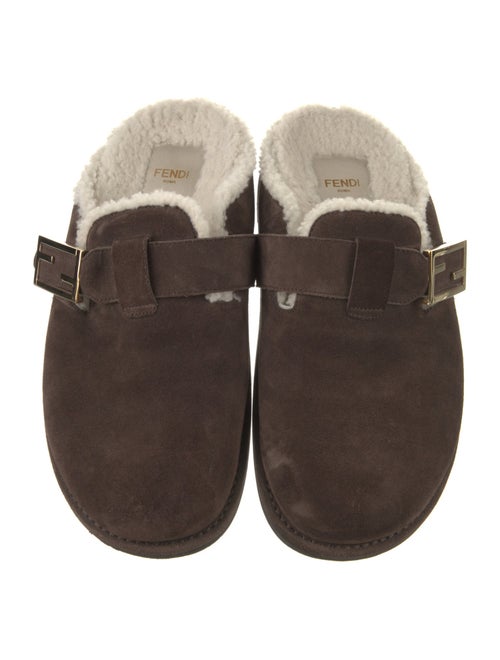 Fendi Suede Mules