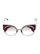 Fendi Round Gradient Sunglasses