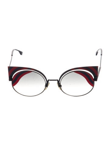Fendi Sunglasses Round Gradient