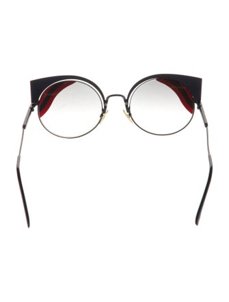Fendi Round Gradient Sunglasses