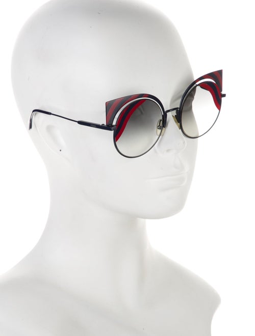 Fendi Round Gradient Sunglasses