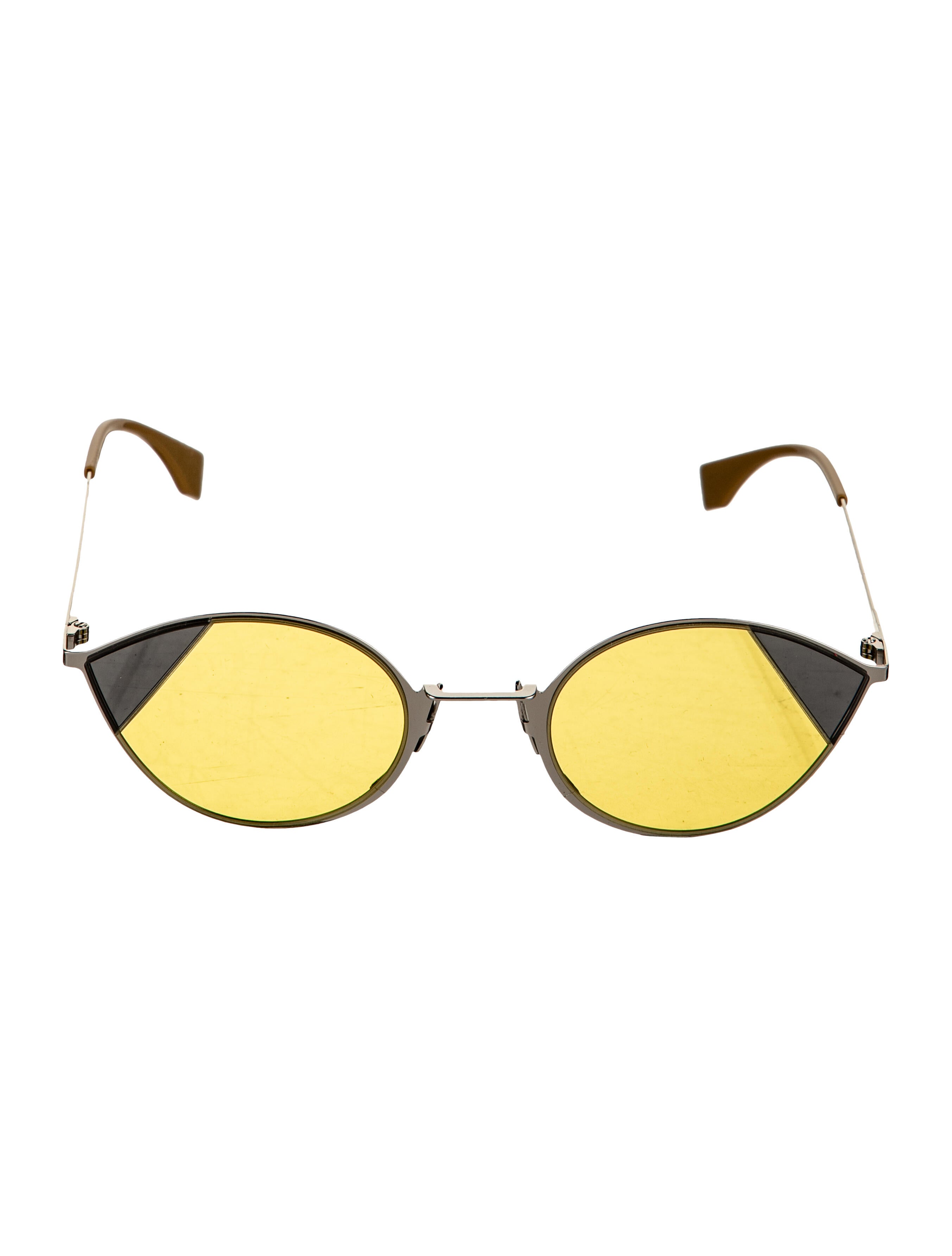 Fendi Cat-Eye Mirrored Sunglasses