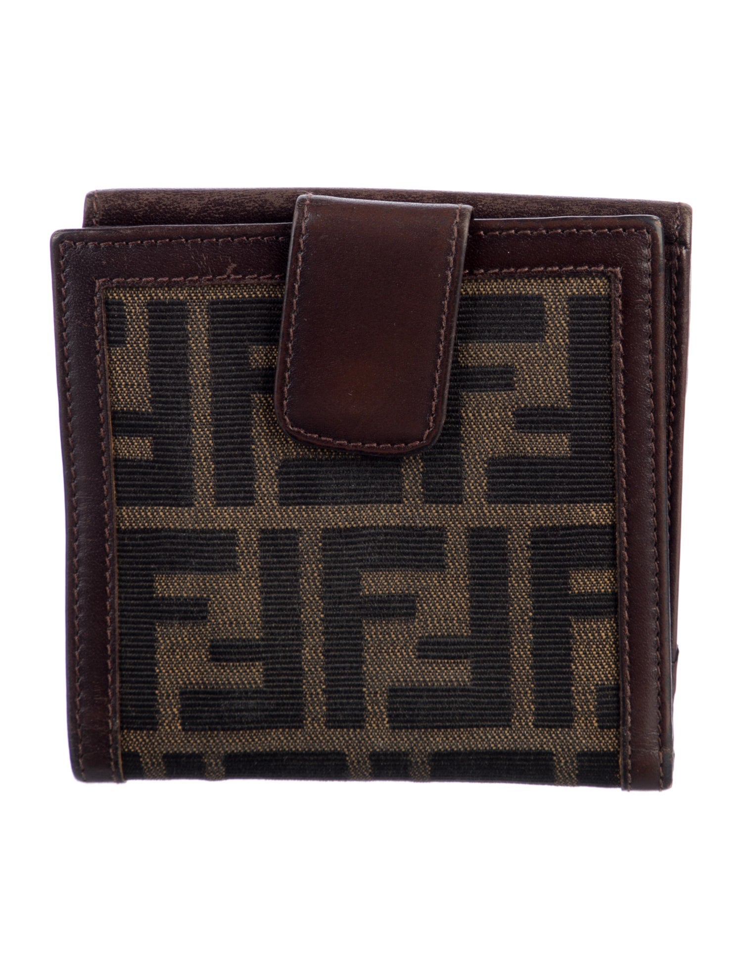 Fendi Vintage Zucca FF Logo Wallet