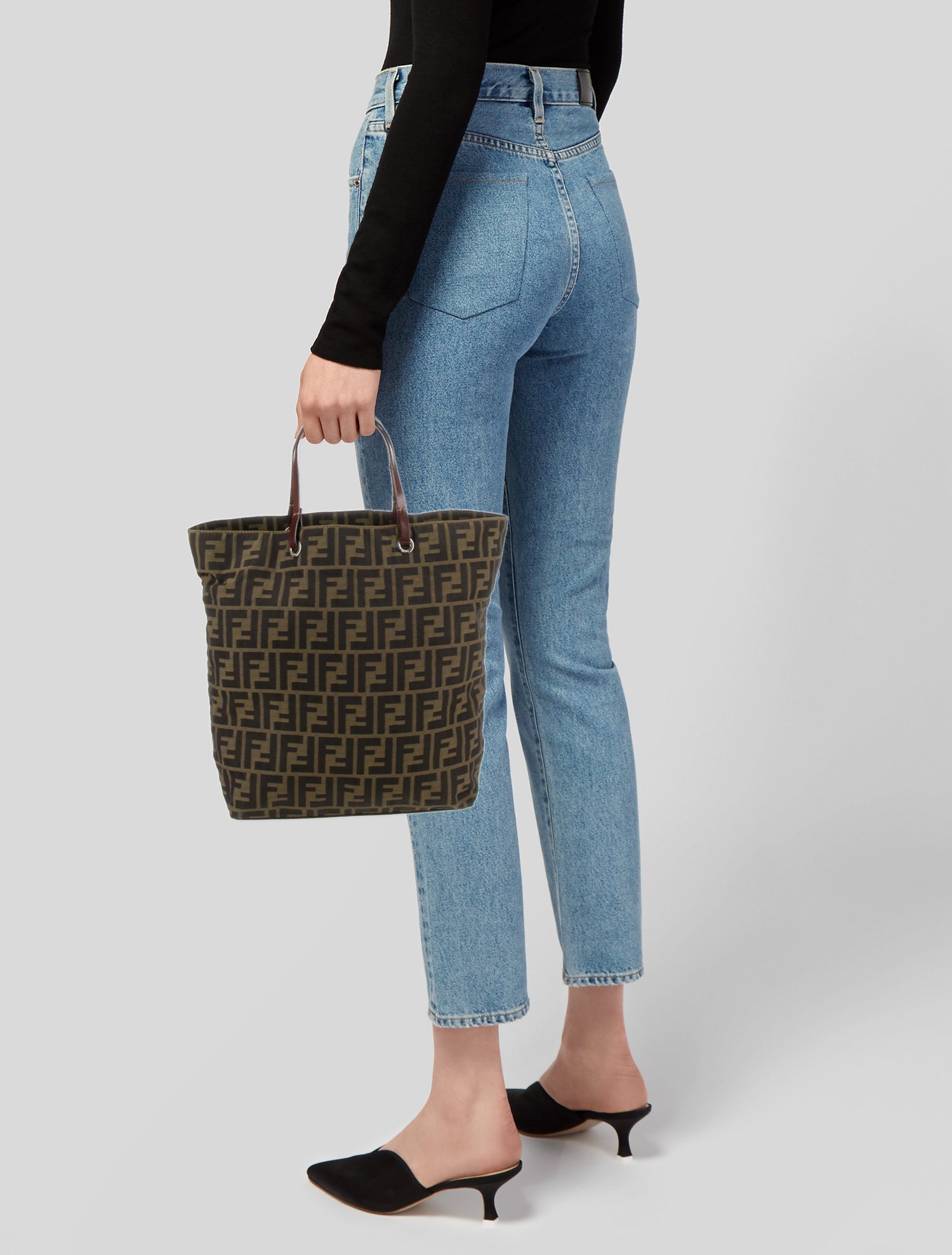 Fendi Canvas Vintage Tote Bag