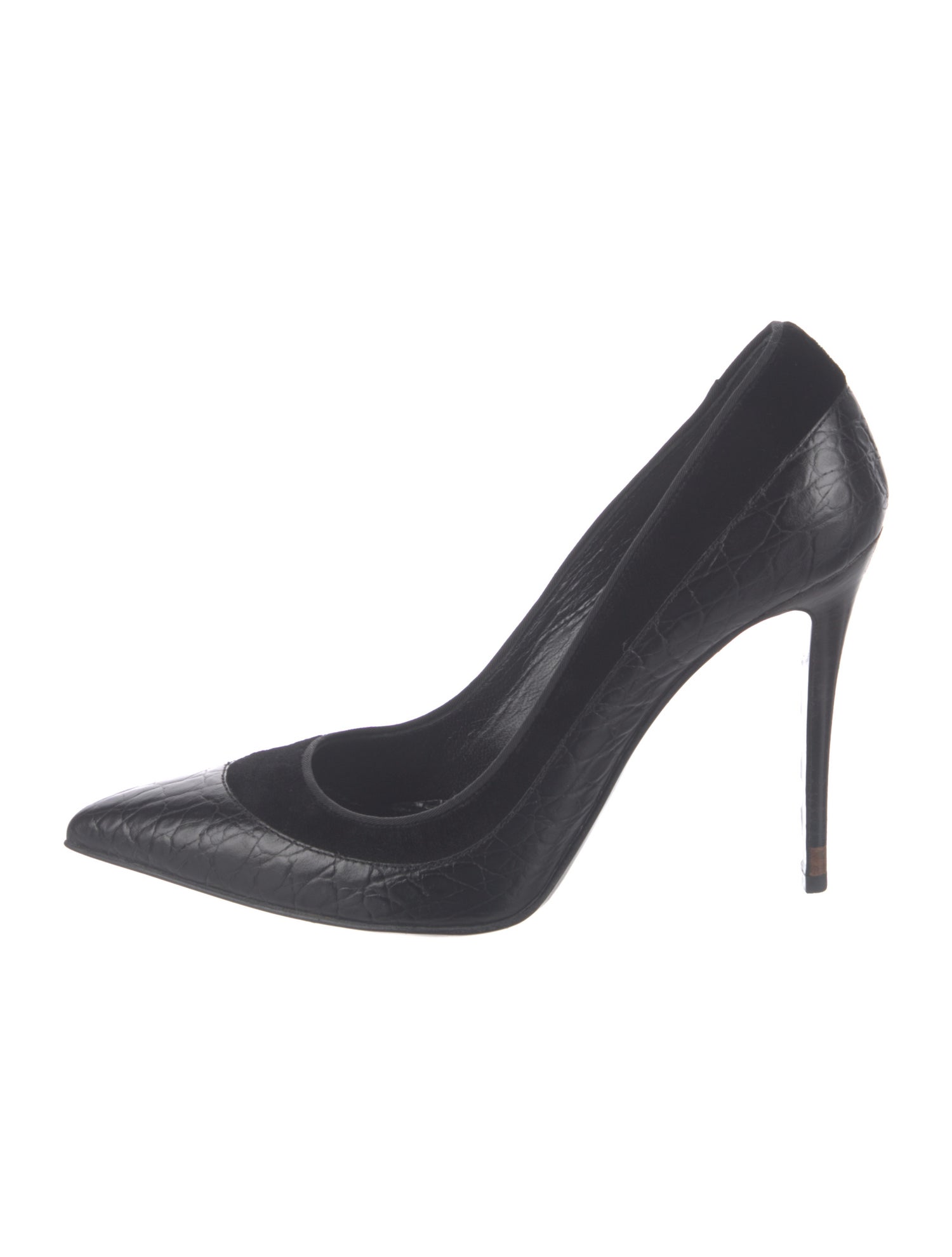 Fendi Zucca FF Logo Leather Pumps