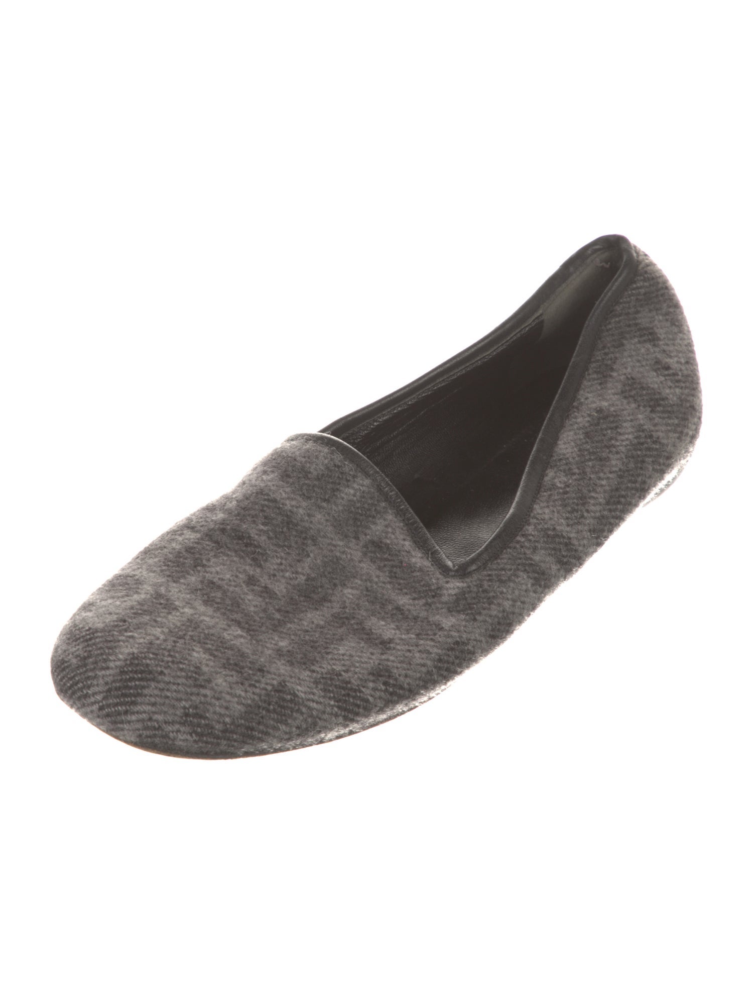 Fendi Zucca FF Logo Wool Flats