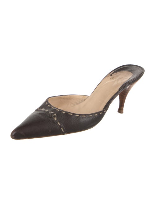 Fendi Leather Mules