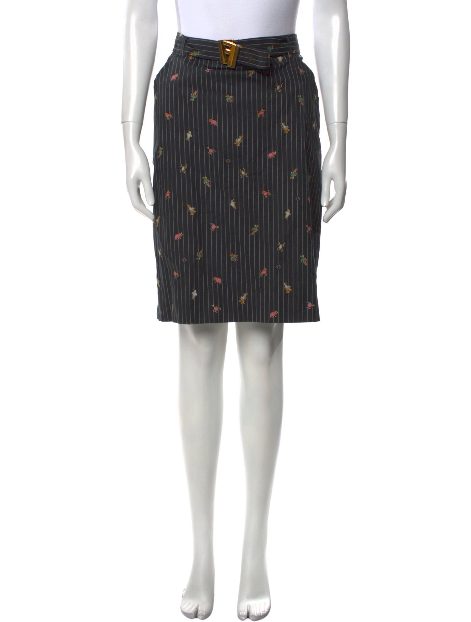 Fendi Vintage Knee-Length Skirt