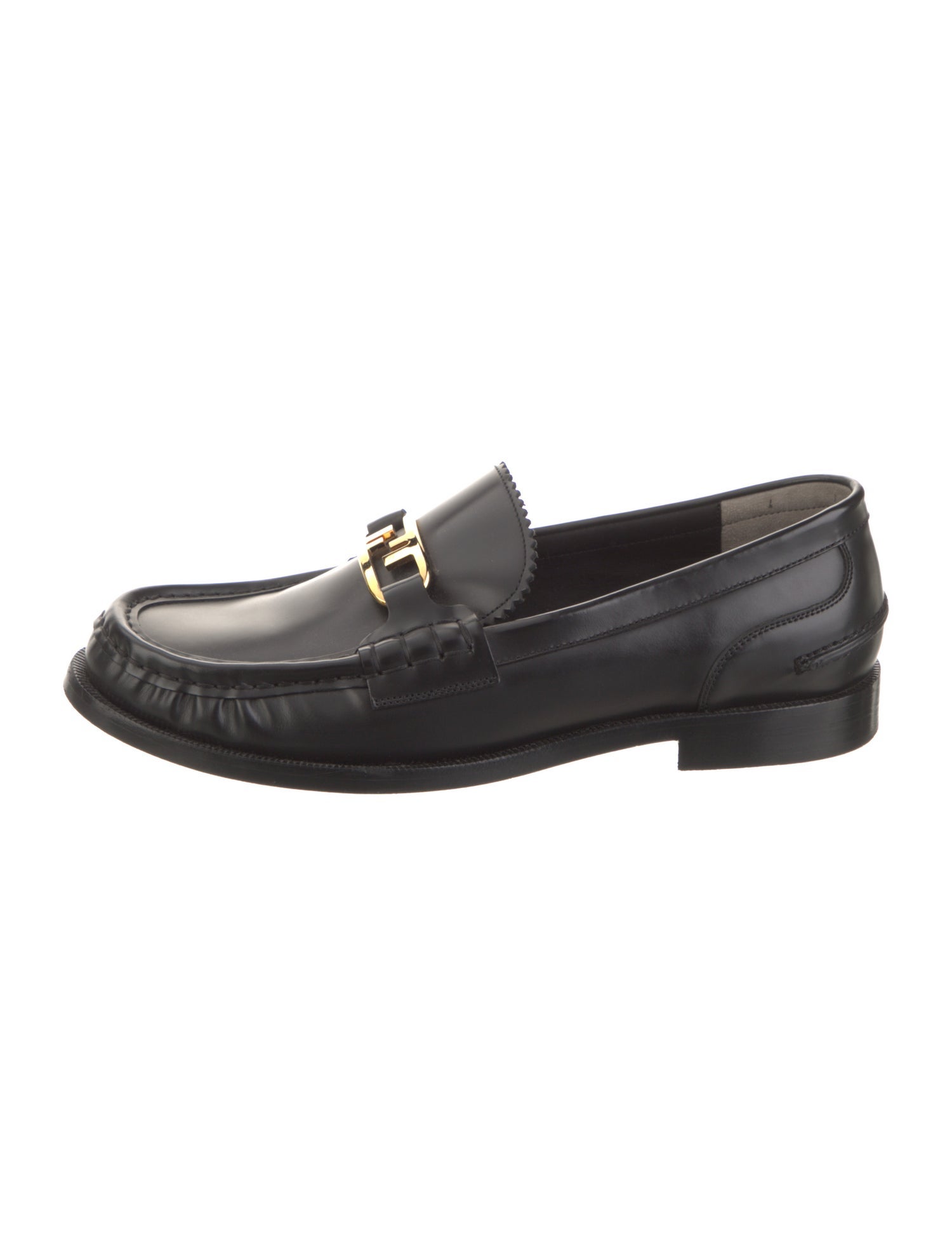 Fendi Leather Loafers