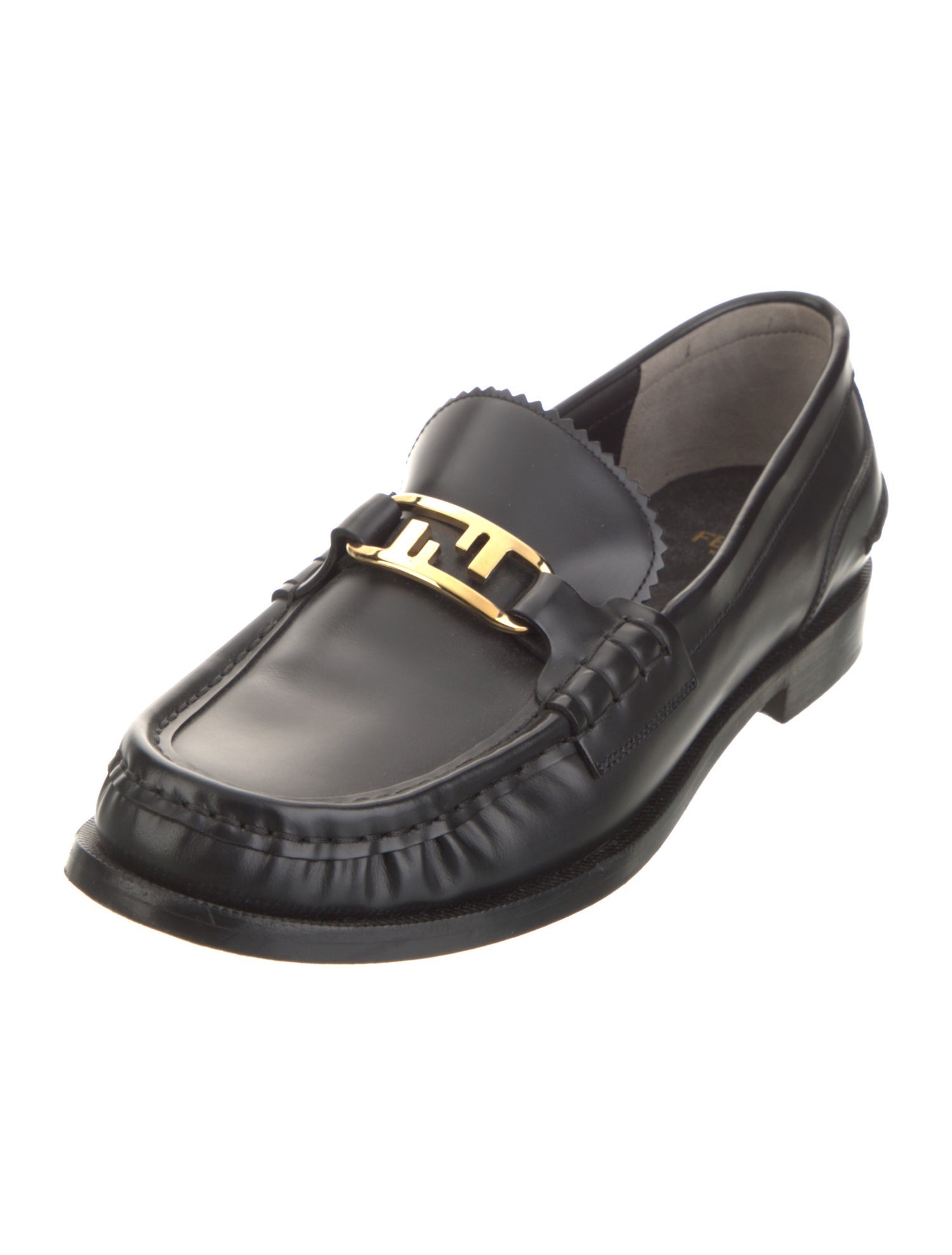 Fendi Leather Loafers