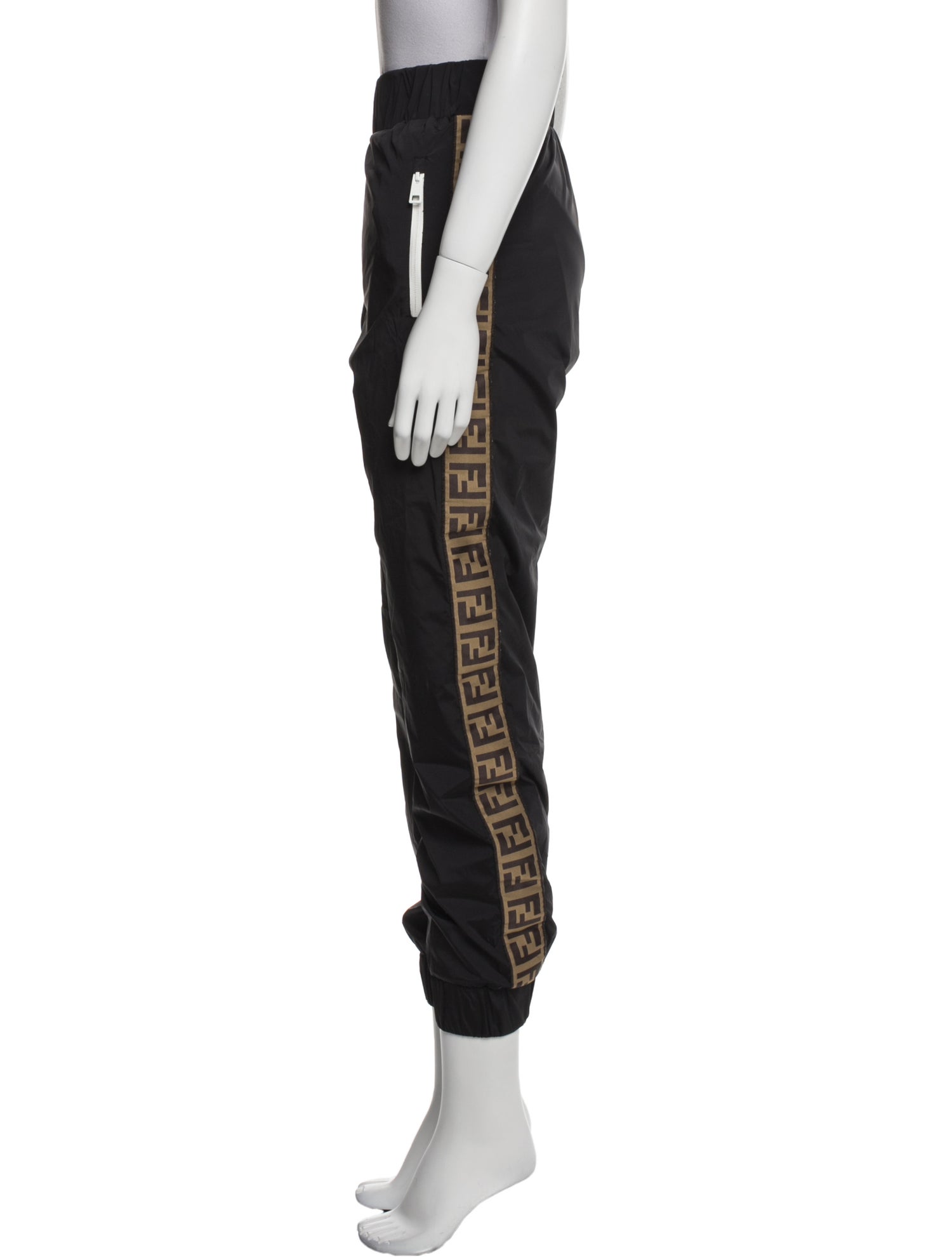Fendi Virgin Wool Skinny Leg Pants