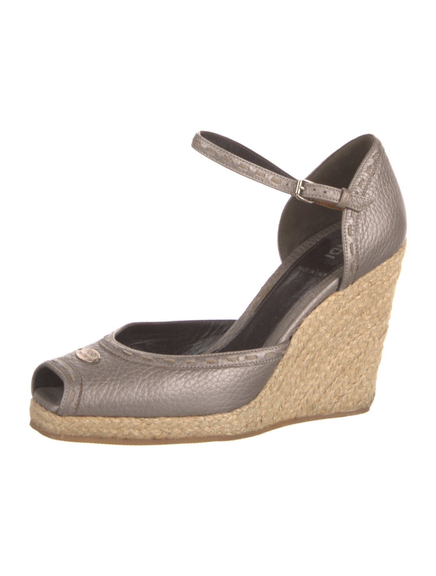 Fendi Leather Colorblock Pattern D'Orsay Pumps