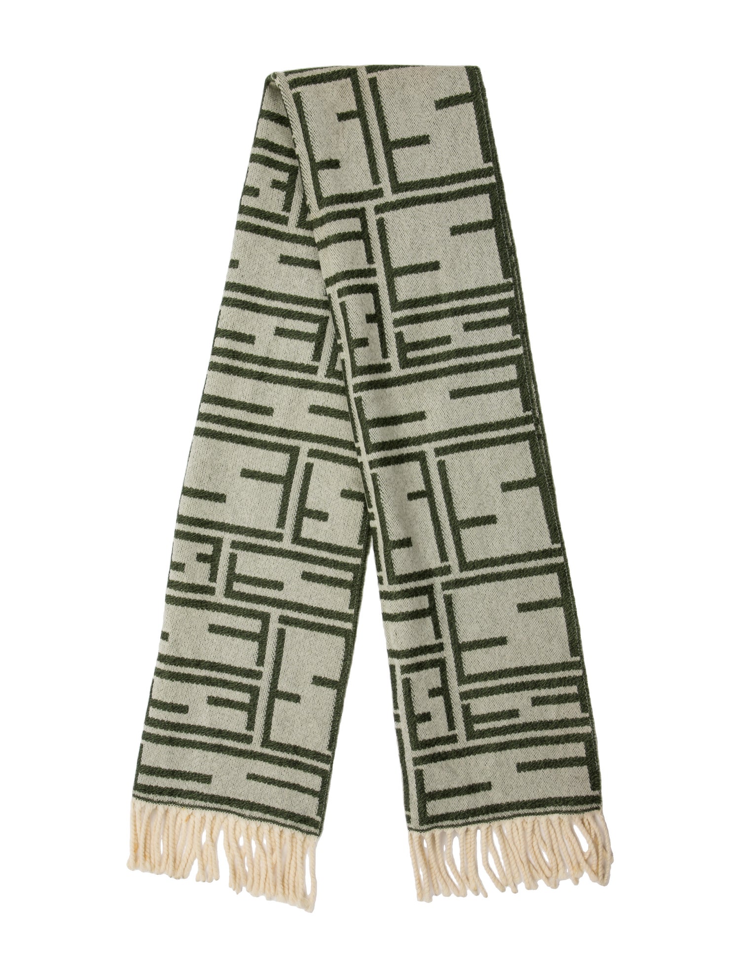 Fendi Wool Printed Scarf