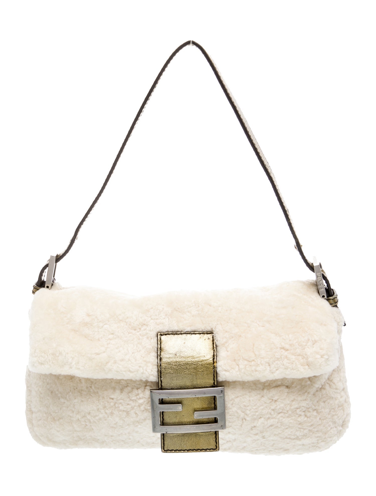 Fendi Shearling Baguette Vintage