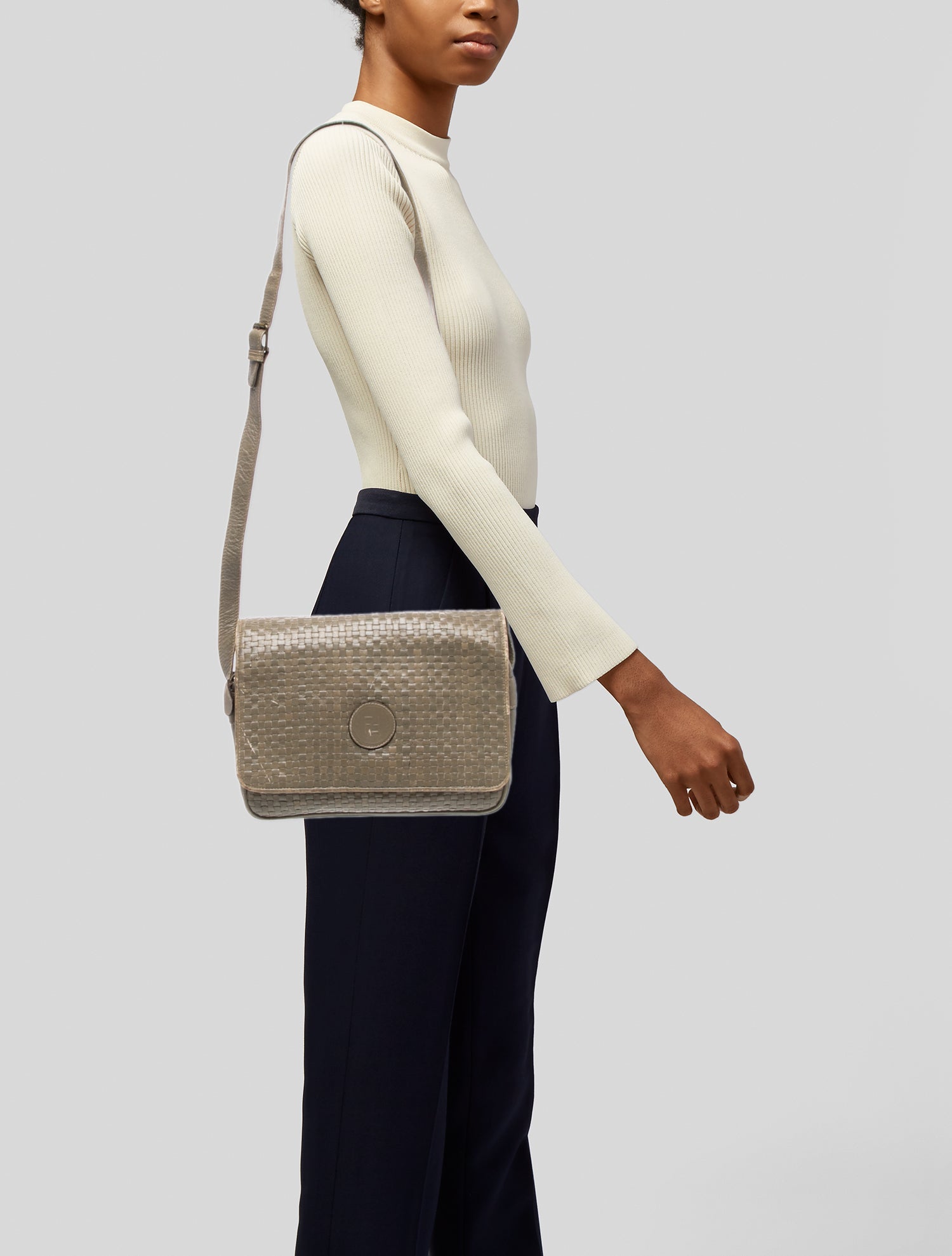 Fendi Fendi Stamp Crossbody Bag Vintage