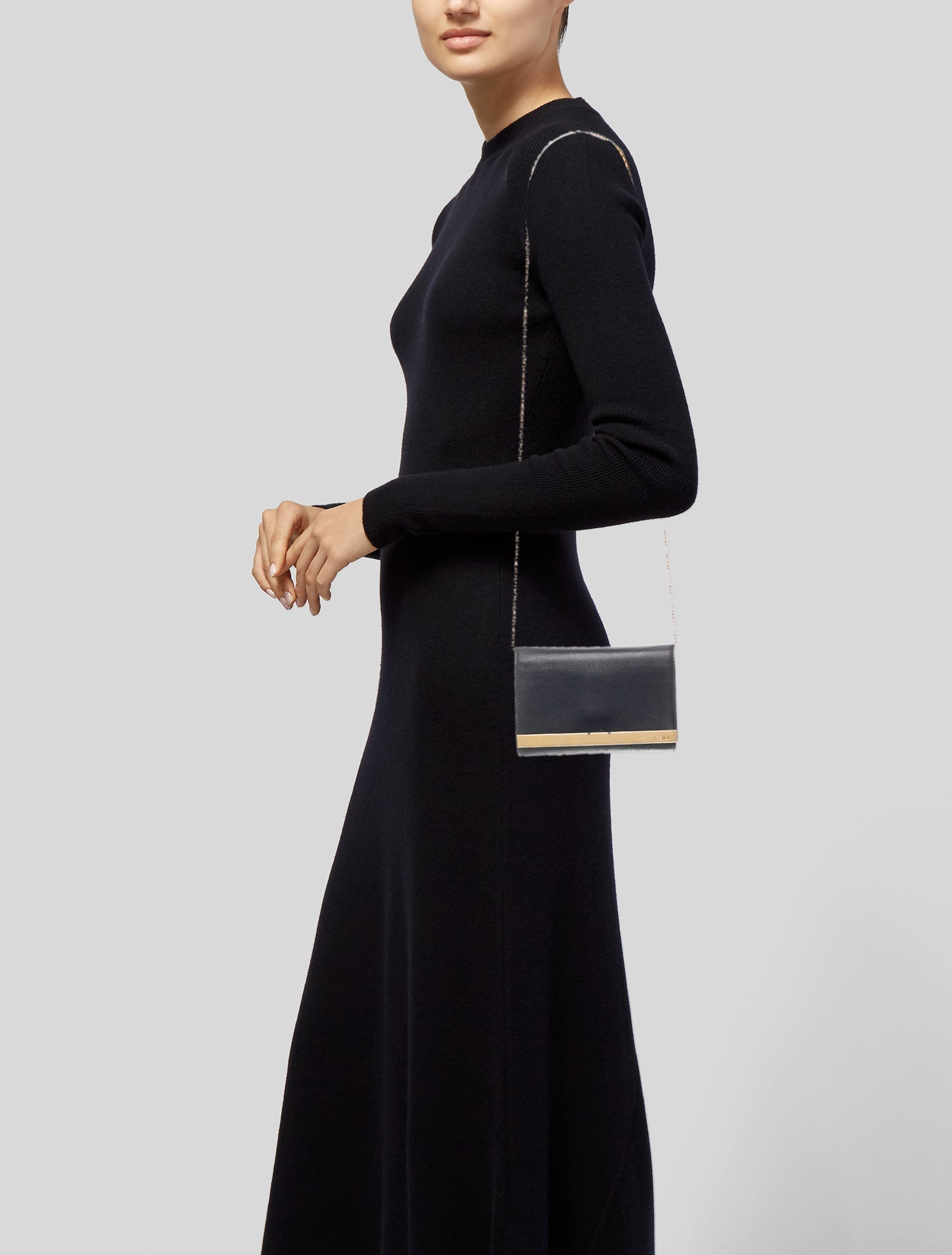 Fendi Leather Clutch