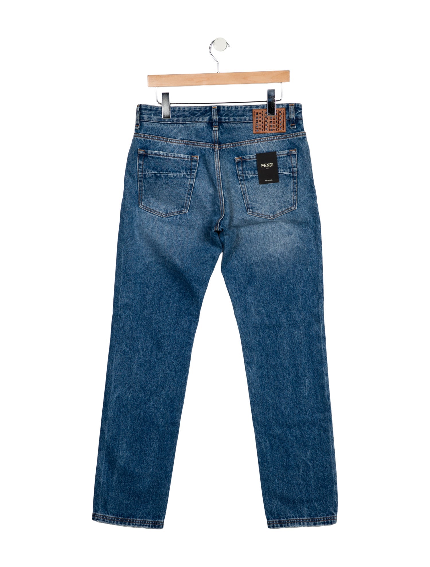 Fendi 2019 Straight-Leg Jeans