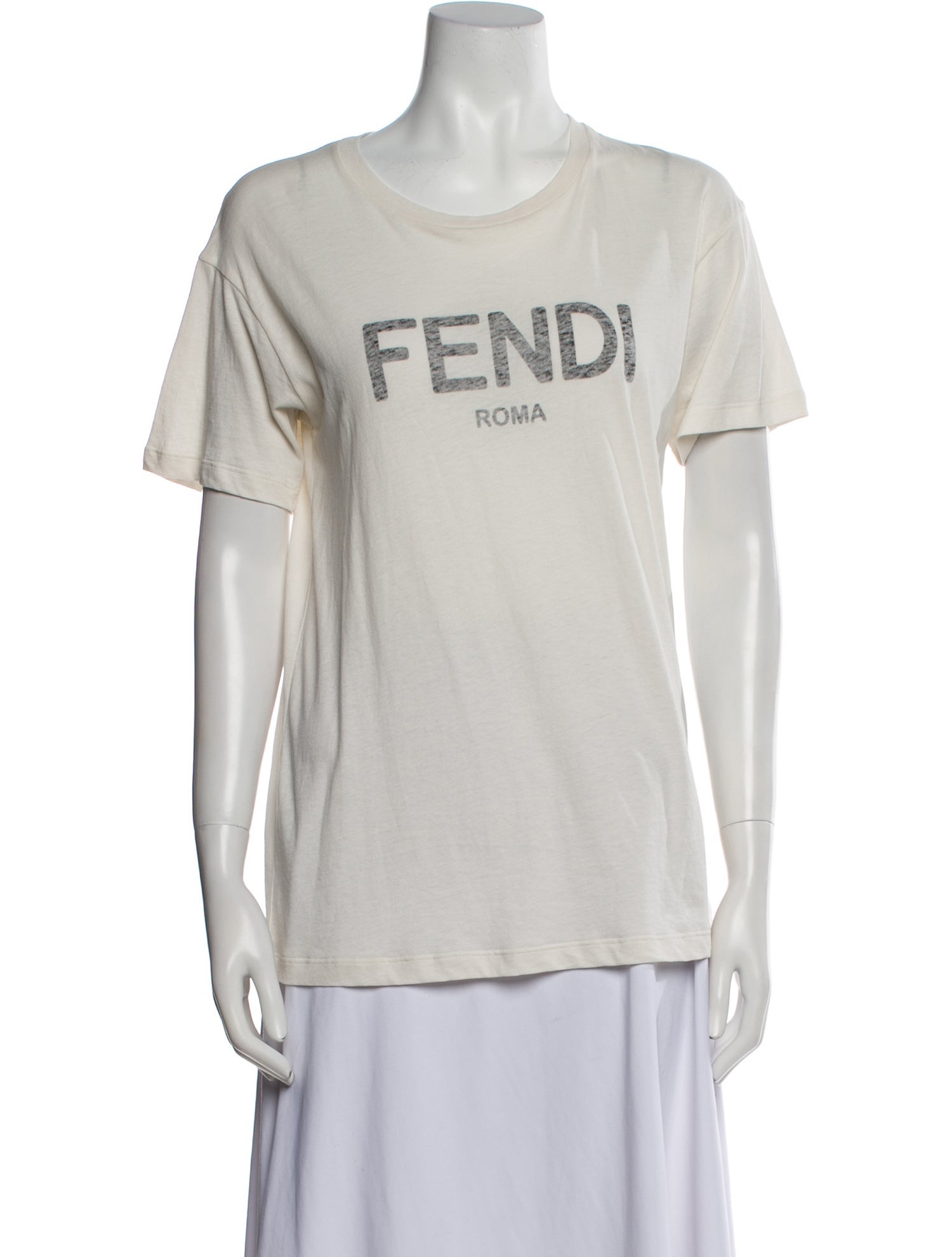Fendi Graphic Print Crew Neck T-Shirt
